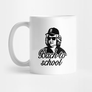 Johann Sebastian Bach To School back to school pun Mug